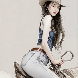 AI Jeans Model
